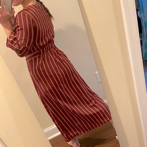 Sweet Claire Striped Button Down Dress Size S - Picture 3 of 9